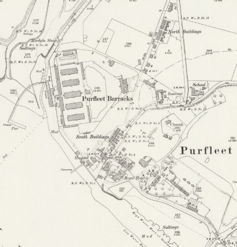 Purfleet OS Map